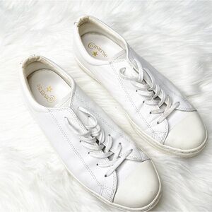 Converse White Leather Casual Sneakers Size Men's 6.5/ Women's 8
